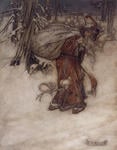Arthur Rackham - Papá Noel