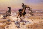 Charles Marion Russell - En el fin de la cuerda