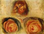 Pierre-Auguste Renoir - Coco y rosas (estudio)