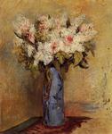 Pierre-Auguste Renoir - Jarrón de lilas y rosas