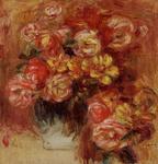 Pierre-Auguste Renoir - Jarrón de Roses 3