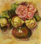 Pierre-Auguste Renoir - Jarrón de las rosas