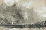 Edward Lear - Morwell rocas en el río Tamar