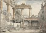 Hubert Robert - Ruinas Romanas, Villa Pamphili