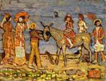 Maurice Brazil Prendergast - Jinete burro