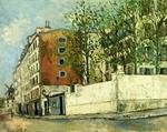 Maurice Utrillo - Rue de Montmartre Orchampt