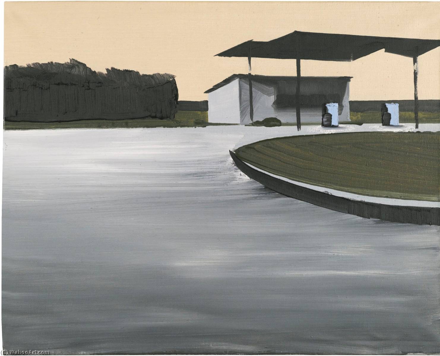 Gas Station I de Wilhelm Sasnal Wilhelm Sasnal